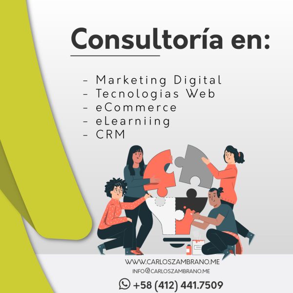 Consultoría en Marketing Digital Web - Carlos Zambrano - Marketing Digital Web