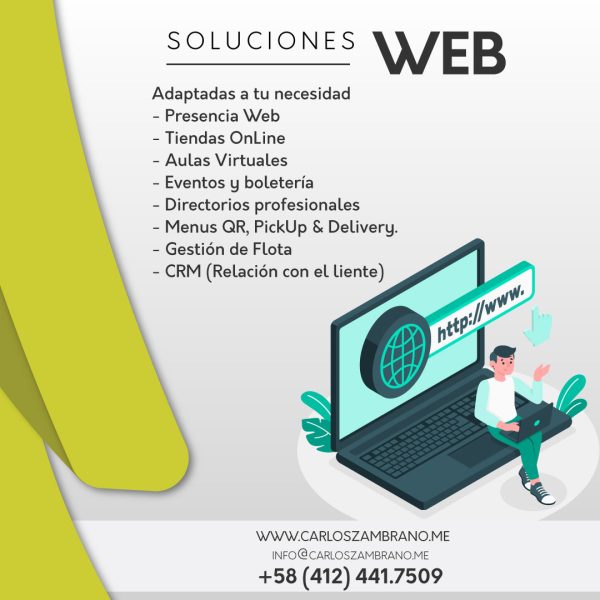 Creación de Páginas Web - Carlos Zambrano - Marketing Digital Web